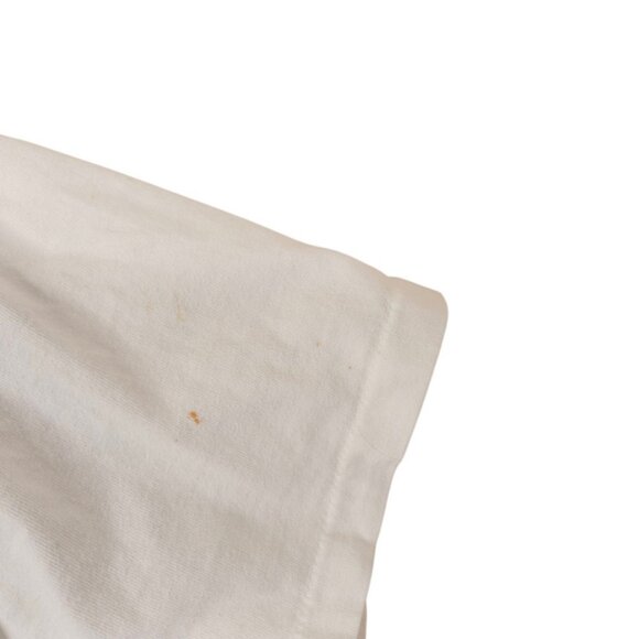 Vintage Salvador Dairy T Shirt Mens Size Large White 80s Dali Cow Made In USA - Picture 8 of 11